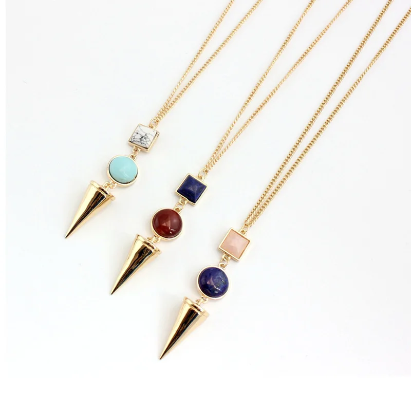 Rivet Blue Pink Quartz Kallaite Necklace Rectangle Natural Stone Pendant Gold Long Necklaces Geometric Accessories Jewelry
Rivet Blue Pink Quartz Kallaite Necklace Rectangle Natural Stone Pendant Gold Long Necklaces Geometric Accessories Jewelry