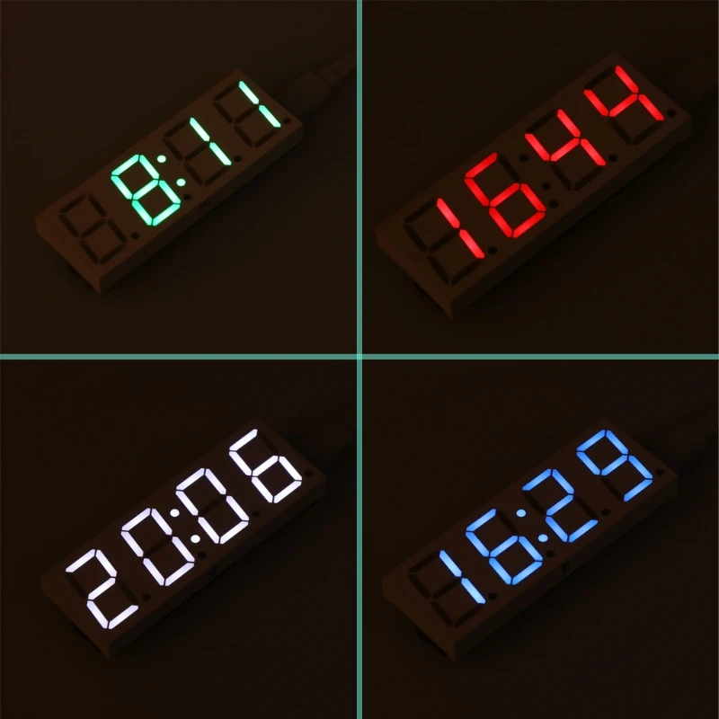 DS3231 Electronic DIY 0.8inch Dot Matrix LED Clock Kit 4 Digit Display 5V Mciro USB Car Clock
DS3231 Electronic DIY 0.8inch Dot Matrix LED Clock Kit 4 Digit Display 5V Mciro USB Car Clock