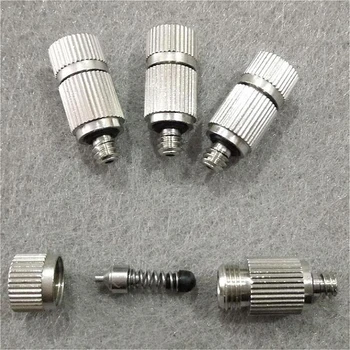 No.3 Atomizing spray nozzle,Textile factory farming wetting cooling nozzle filtering net 3/16 inch thread High pressure mist fog
No.3 Atomizing spray nozzle,Textile factory farming wetting cooling nozzle filtering net 3/16 inch thread High pressure mist fog
