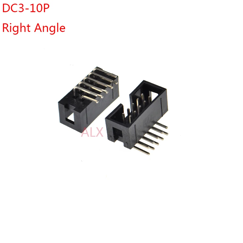 10pcs dc3-10p pitch 2.54MM JTAG ISP MALE SOCKET Right Angle idc box headers PCB CONNECTOR DOUBLE ROW 2x5PIN DC3 10 PIN HEADER
10pcs dc3-10p pitch 2.54MM JTAG ISP MALE SOCKET Right Angle idc box headers PCB CONNECTOR DOUBLE ROW 2x5PIN DC3 10 PIN HEADER