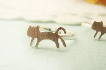 Fashion exclusive Cute cartoon animal cat ring Arch one's back kitten rings for women Wholesale
Fashion exclusive Cute cartoon animal cat ring Arch one's back kitten rings for women Wholesale
