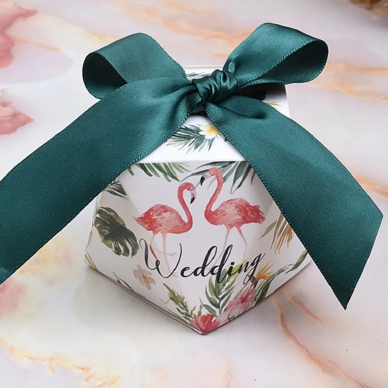 Multicolor Wedding Favor Box and Bags Sweet Gift Candy Boxes for Wedding Baby Shower Birthday Guests Favors Event Party Supplies (10)
