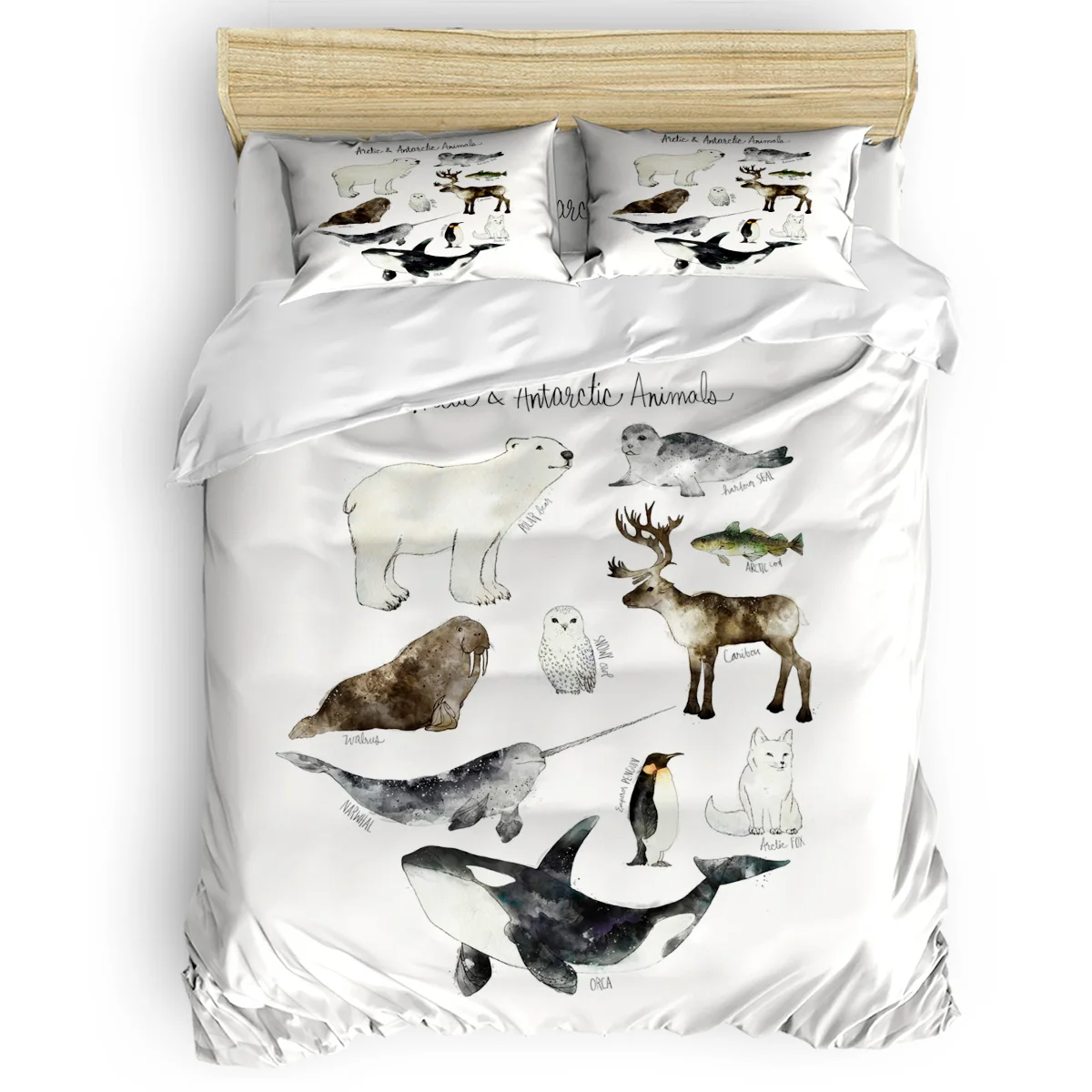 Arctic & Antarctic Animals Duvet Cover 3D Cotton King Size Queen Size Quilt Cover Set Bedclothes Comforter Single Bedding Sets
Arctic & Antarctic Animals Duvet Cover 3D Cotton King Size Queen Size Quilt Cover Set Bedclothes Comforter Single Bedding Sets