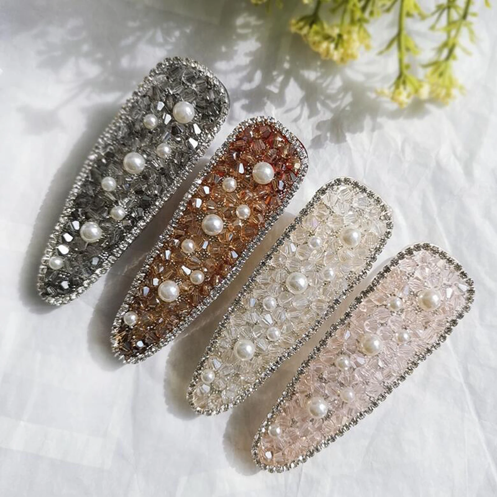 New Fashion Hairpins Adult Handmade Pearls Rhinestone Hair Clips Waterdrop Barrettes Girl Shiny Hair Accessories Wholesale
New Fashion Hairpins Adult Handmade Pearls Rhinestone Hair Clips Waterdrop Barrettes Girl Shiny Hair Accessories Wholesale