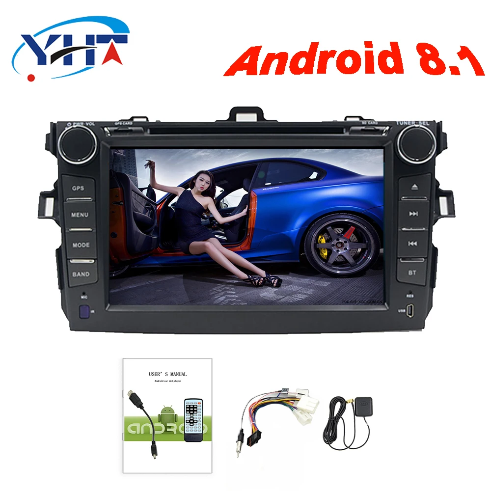 2din 8" Quad Core 1+16G Android8.1 Car Stereo Radio DVD Player with BT Wifi HD 1024*600 MirrorLink for Toyota Corolla 2007-2012
2din 8" Quad Core 1+16G Android8.1 Car Stereo Radio DVD Player with BT Wifi HD 1024*600 MirrorLink for Toyota Corolla 2007-2012