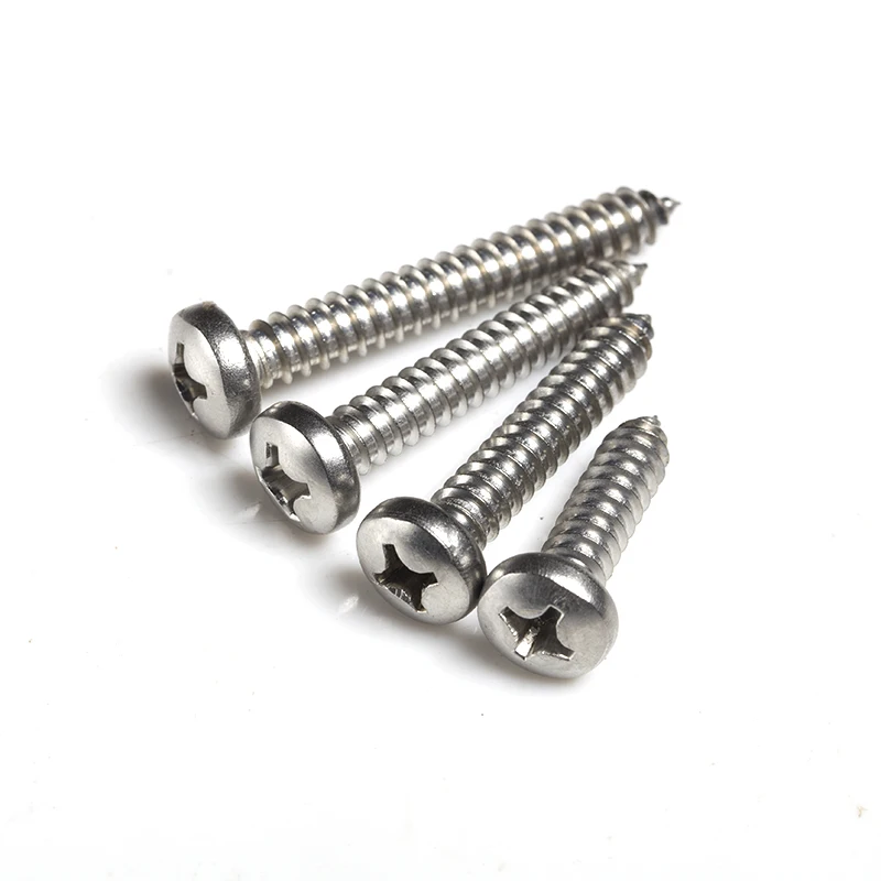 50pcs/lot M4.2*9.5/13/16/19/25/32/35/38/45/50/55/60/70 stainless steel phillips pan head self tapping woodworking screws203
50pcs/lot M4.2*9.5/13/16/19/25/32/35/38/45/50/55/60/70 stainless steel phillips pan head self tapping woodworking screws203