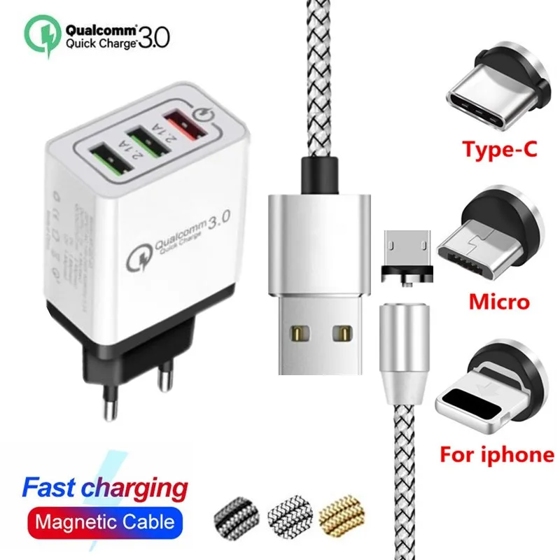 Fast Magnetic Canle For iphone 5 6 7 8 plus X XS MAX XR 8Pin Quick Charge 3.0 USB Charger Micro Type-C Plug For Xiaomi Samsung
Fast Magnetic Canle For iphone 5 6 7 8 plus X XS MAX XR 8Pin Quick Charge 3.0 USB Charger Micro Type-C Plug For Xiaomi Samsung