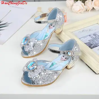 Girls Sandals Kids Princess Shoes High Heel Sandals Peep-toe Cartoon Elsa Princess Children Shoes For Girls Party Sandalias
Girls Sandals Kids Princess Shoes High Heel Sandals Peep-toe Cartoon Elsa Princess Children Shoes For Girls Party Sandalias