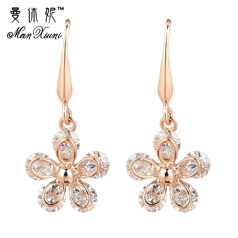 Manxiuni Cubic zirconia Earrings Gold Colored Dangle Earrings Vintage Flower Long Earring Summer Style Jewelry for Women
Manxiuni Cubic zirconia Earrings Gold Colored Dangle Earrings Vintage Flower Long Earring Summer Style Jewelry for Women