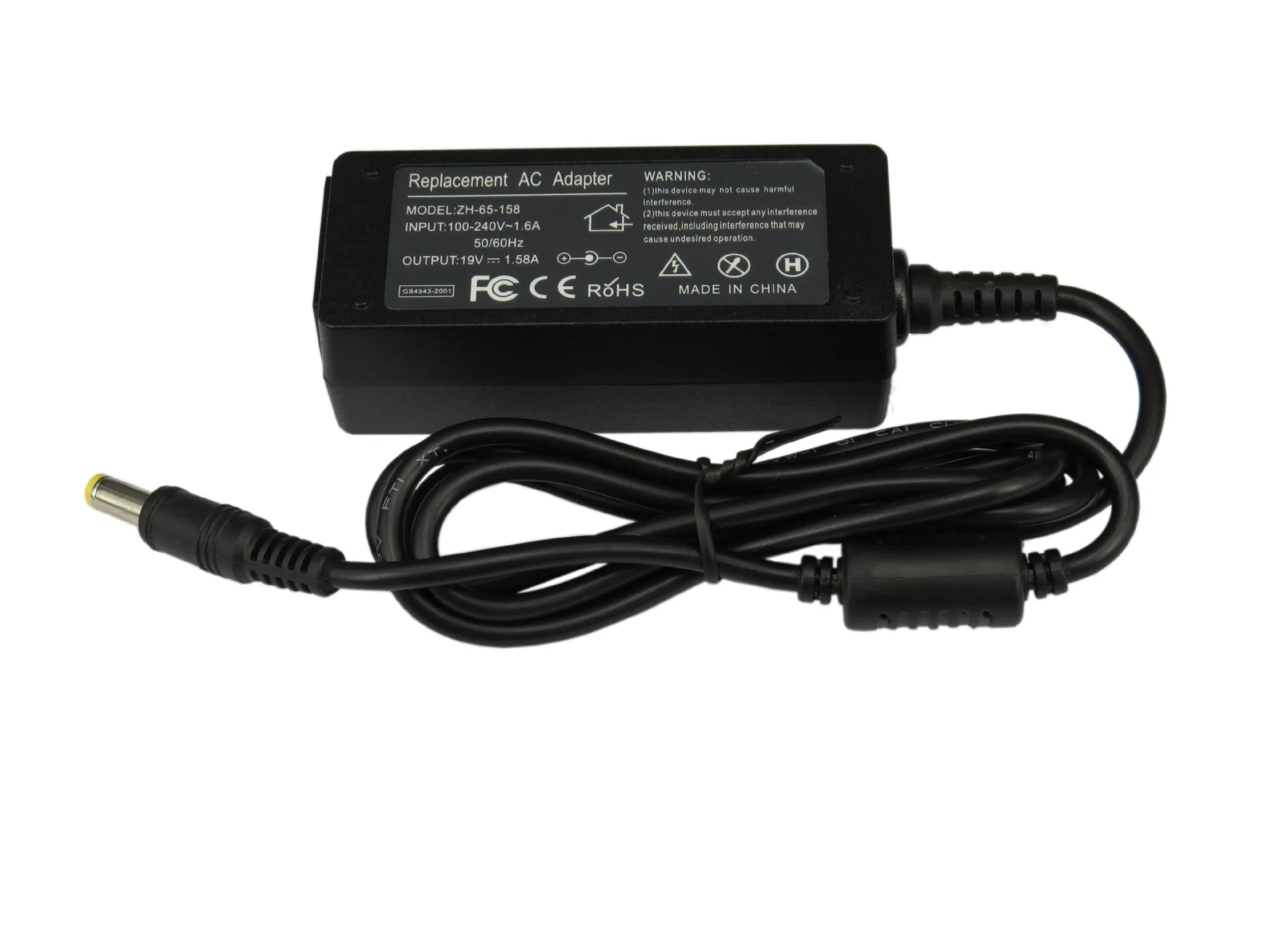 19V 1.58A 30W laptop AC power adapter for Acer Aspire One AOA110 AOA150 ZG5 ZA3 NU ZH6 D255E D257 D260 5.5mm * 1.7mm
19V 1.58A 30W laptop AC power adapter for Acer Aspire One AOA110 AOA150 ZG5 ZA3 NU ZH6 D255E D257 D260 5.5mm * 1.7mm