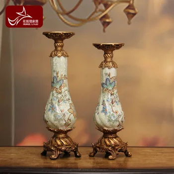 Take the fox Home Furnishing retro decor decoration resin candelabra European style living room decoration candlestick
Take the fox Home Furnishing retro decor decoration resin candelabra European style living room decoration candlestick
