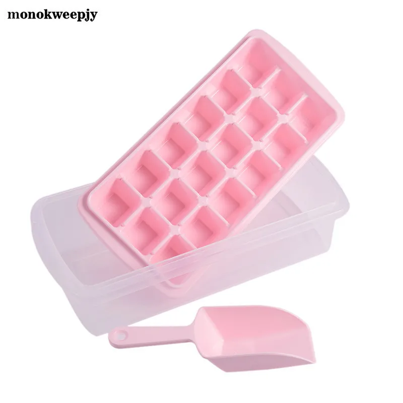 Cute Ice Cube Tray Molds with Lid and Scoop Plastic PP,Frozen Ice Preservation Box Whiskey Maker 18/33 Grids Green Pink Blue
Cute Ice Cube Tray Molds with Lid and Scoop Plastic PP,Frozen Ice Preservation Box Whiskey Maker 18/33 Grids Green Pink Blue