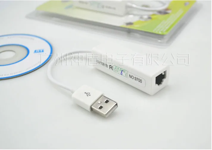 "E ZHOU" EZNCRD9700 USB Сетевая карта 9700 внешний Ethernet к RJ45 сетевой кабель интерфейс