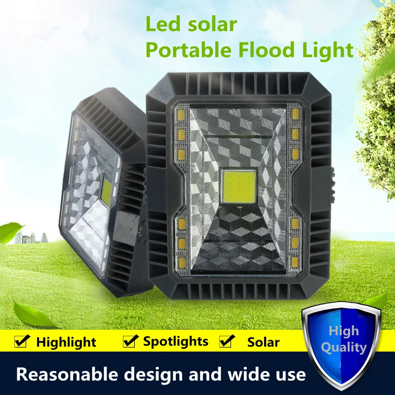 COB LED Flood Light Solar IP65 Outdoor portable Camping Emergency Multi Function Work LED Floodlight Wall Lamp dusk to dawn lamp
COB LED Flood Light Solar IP65 Outdoor portable Camping Emergency Multi Function Work LED Floodlight Wall Lamp dusk to dawn lamp