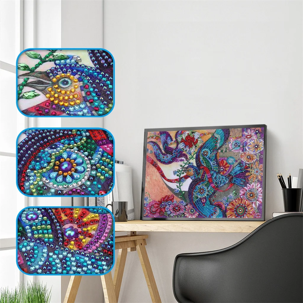 5D Special Shaped Diamond Painting Birds Picture Partially Drilled Rhinestone Diamond Embroidery Cross Stitch Home Decor Art
5D Special Shaped Diamond Painting Birds Picture Partially Drilled Rhinestone Diamond Embroidery Cross Stitch Home Decor Art