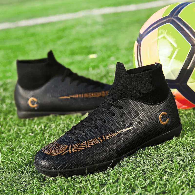 Soccer Shoes Football Outdoor Mens Training Adult High Ankle Top Boots Boys Kids Women Indoor Original TF Socks Spikes Sneaker
Soccer Shoes Football Outdoor Mens Training Adult High Ankle Top Boots Boys Kids Women Indoor Original TF Socks Spikes Sneaker