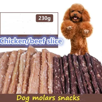 Beef chicken slice 230g pet food dried meat pet dog nutrition delicious snacks calcium supplement training award dog food
Beef chicken slice 230g pet food dried meat pet dog nutrition delicious snacks calcium supplement training award dog food