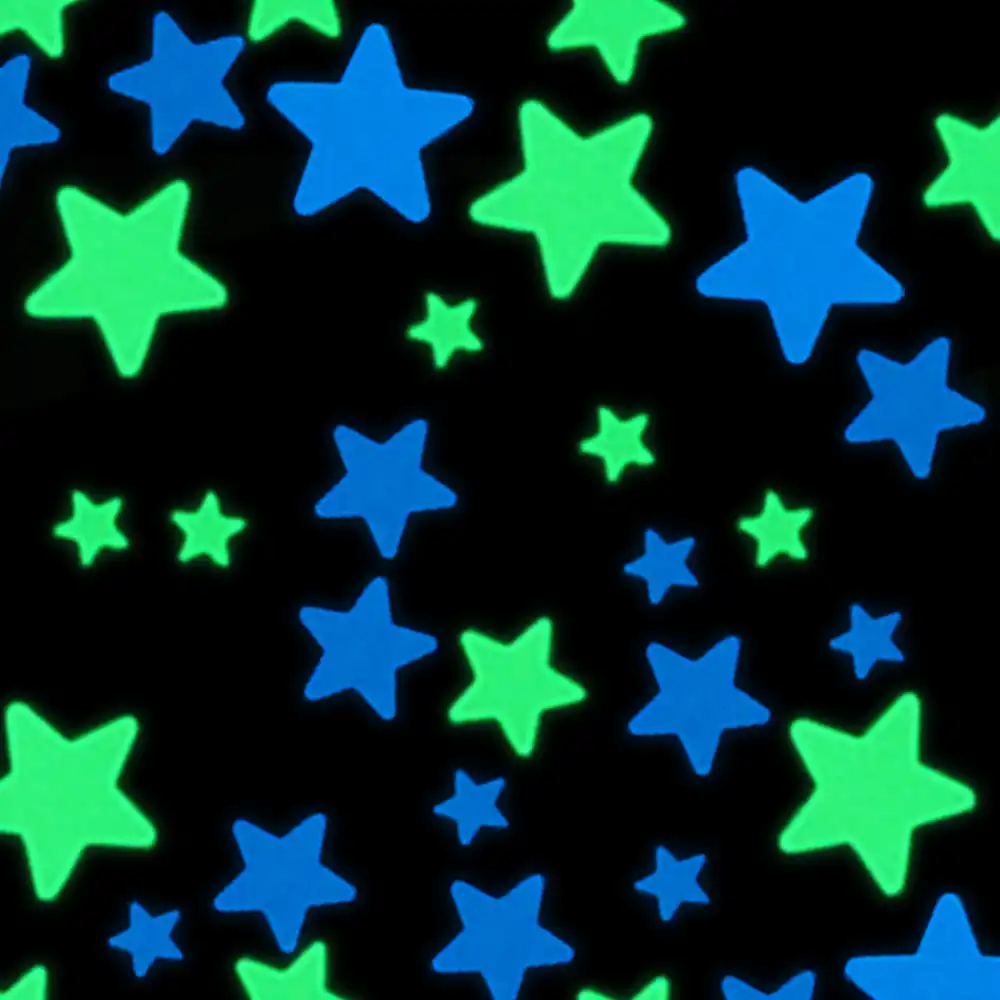 100pcs Glow In The Dark Stars Sticker Kid Room Wall Ceiling