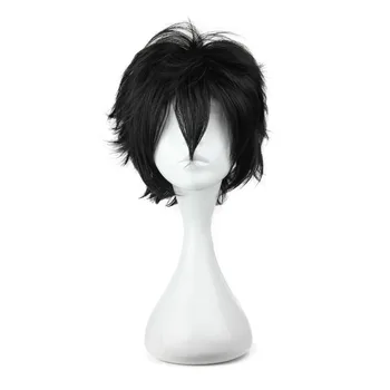 MCOSER 30 CM Short Synthetic Wig 100% High Temperature Fiber silvery Black Color Heat Resistent Wigs Free Shipping WIG-216F
MCOSER 30 CM Short Synthetic Wig 100% High Temperature Fiber silvery Black Color Heat Resistent Wigs Free Shipping WIG-216F