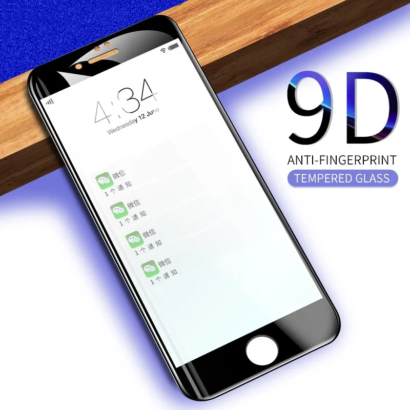 Anti-fingerprint 9D Protective Glass on the For iPhone 6 Screen Protector iPhone 7 Glass For iPhone 8 7 6s Plus X Tempered glass
Anti-fingerprint 9D Protective Glass on the For iPhone 6 Screen Protector iPhone 7 Glass For iPhone 8 7 6s Plus X Tempered glass