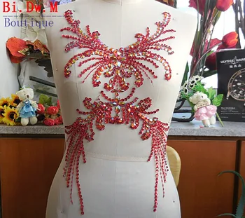 BI.Dw.M,Boutique Pattern Red 52x28cm Applique Handmade Patches Beaded Rhinestones Stones and Crystals Strass Accessories Dresses
BI.Dw.M,Boutique Pattern Red 52x28cm Applique Handmade Patches Beaded Rhinestones Stones and Crystals Strass Accessories Dresses