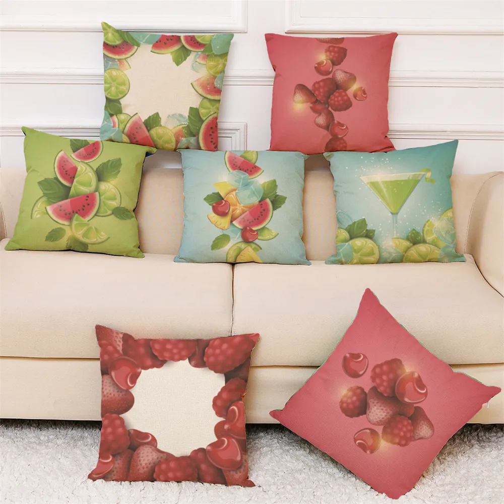 Summer Fresh Fruit Beverage printing Pillow cover Fashion High Quality Sofa Waist Throw Cushion Cover Bed Home Decoration
Summer Fresh Fruit Beverage printing Pillow cover Fashion High Quality Sofa Waist Throw Cushion Cover Bed Home Decoration