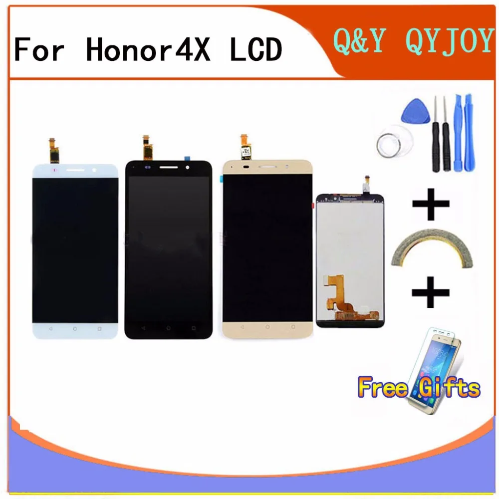 For HUAWEI Honor 4X LCD Display + Touch Screen Sensor + Tools 100% new Digitizer Assembly Replacement Accessories For Phone
For HUAWEI Honor 4X LCD Display + Touch Screen Sensor + Tools 100% new Digitizer Assembly Replacement Accessories For Phone
