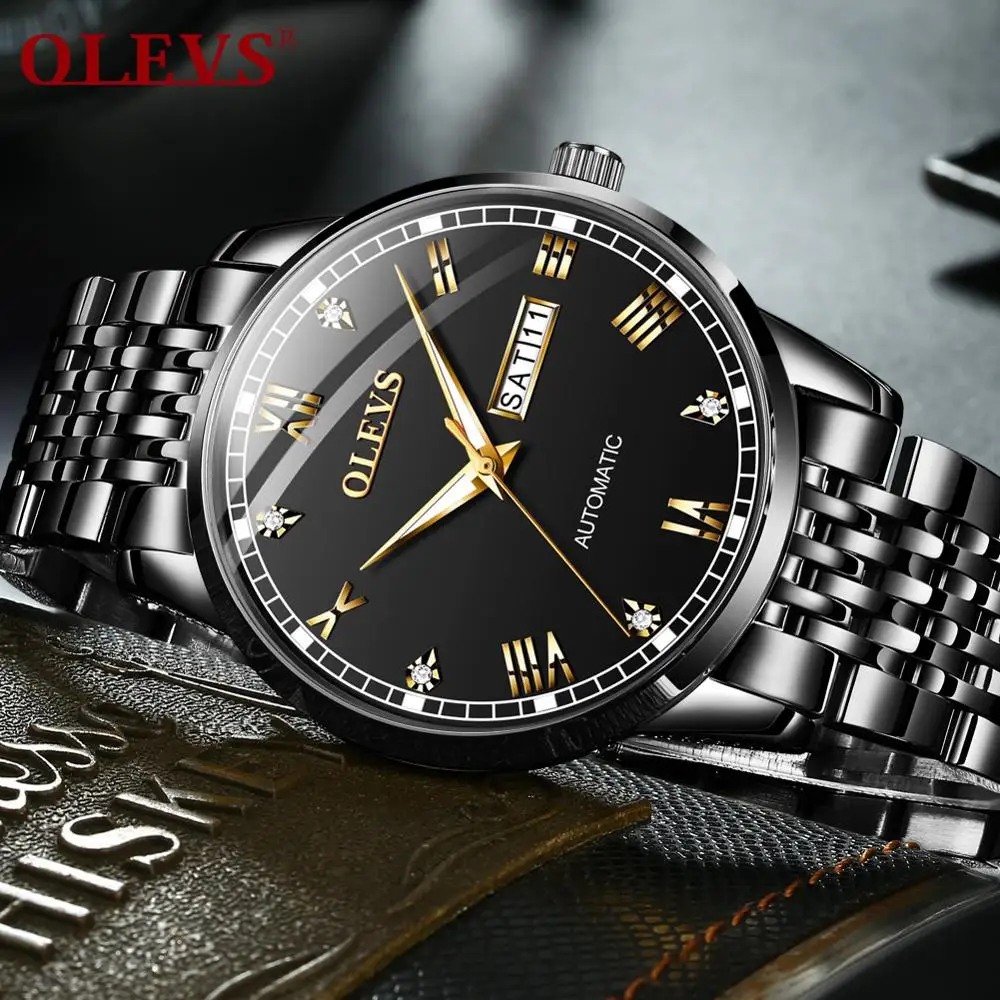 Olevs Fashion Business Type Men's Mechanical Watches es High Hardness Coated Glass / Automatic Date / Inlaid Rhinestones
Olevs Fashion Business Type Men's Mechanical Watches es High Hardness Coated Glass / Automatic Date / Inlaid Rhinestones