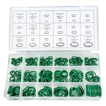 270PCS Seal ring Mechanical Fluorine Rubber O-Ring Set Oil Seal Washers Green Sets
270PCS Seal ring Mechanical Fluorine Rubber O-Ring Set Oil Seal Washers Green Sets