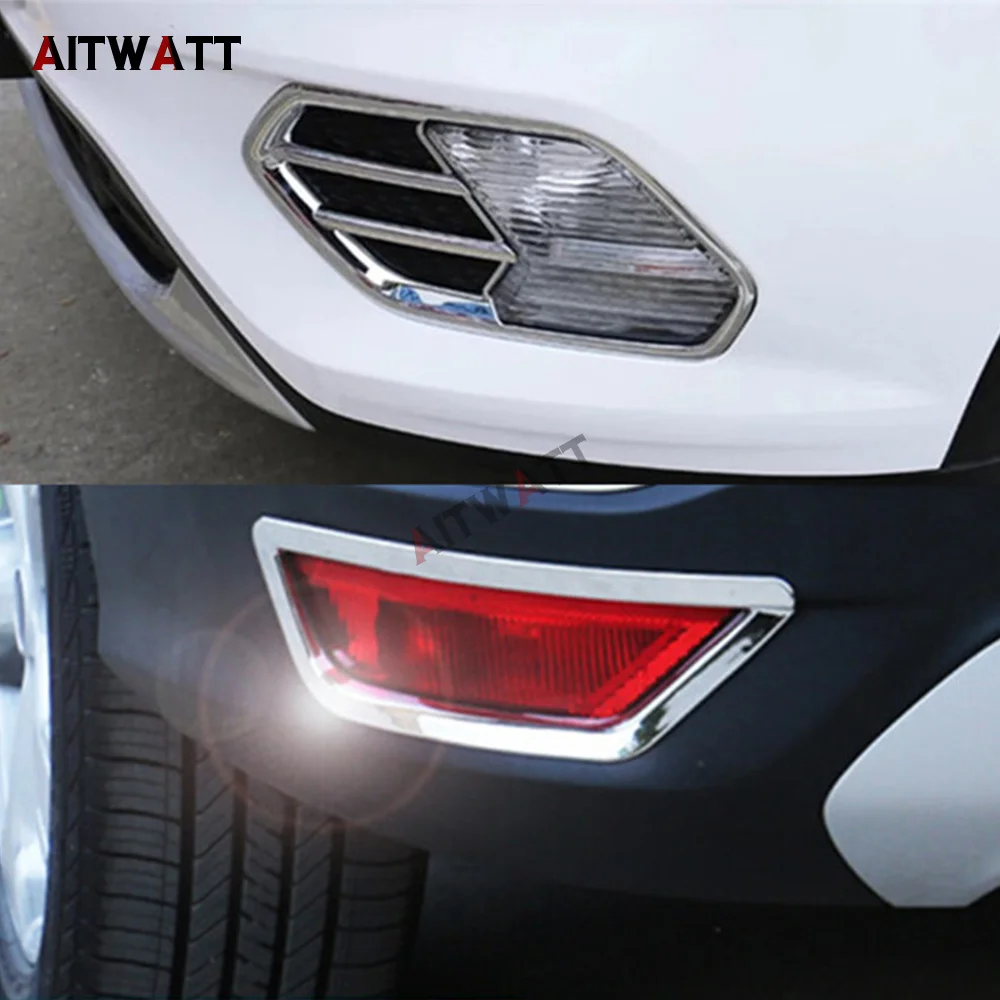 AITWATT Auto Accessories For Ford Kuga Escape 2017 2018 ABS Chrome Front +Rear Fog Lamp Cover Bezel Protection Car Styling Trim
AITWATT Auto Accessories For Ford Kuga Escape 2017 2018 ABS Chrome Front +Rear Fog Lamp Cover Bezel Protection Car Styling Trim