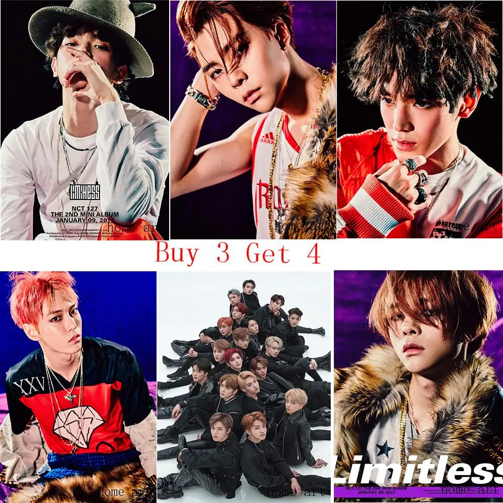NCT 127 Poster Clear Image Wall Stickers Home Decoration Good Quality Prints White Coated Paper
NCT 127 Poster Clear Image Wall Stickers Home Decoration Good Quality Prints White Coated Paper