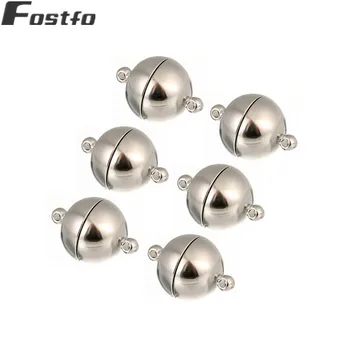Fostfo 10 Pcs/lot Magnetic Clasps For Jewelry Making 6/8/10/12/14/16mm For Bracelet Chain Rhodium Plated Buckle Connector Hook
Fostfo 10 Pcs/lot Magnetic Clasps For Jewelry Making 6/8/10/12/14/16mm For Bracelet Chain Rhodium Plated Buckle Connector Hook