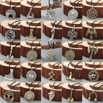Norse Statement Viking Necklace Men' Pagan Jewelry Wolf Axe Thor Hammer Amulet Symbol Slavic Punk Vintage Women Necklace Gift
Norse Statement Viking Necklace Men' Pagan Jewelry Wolf Axe Thor Hammer Amulet Symbol Slavic Punk Vintage Women Necklace Gift