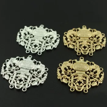 Vintage Filigree Flower Charms Pendants Connectors Jewelry Findings Brass Metal Die Casting DIY Making Accessories
Vintage Filigree Flower Charms Pendants Connectors Jewelry Findings Brass Metal Die Casting DIY Making Accessories
