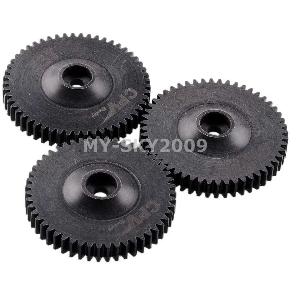 POM SPUR MAIN GEAR 51 T/52 T/53 T для RC Bigfoot Truck HPI 1/8 SAVAGE 21 25 3 5 SS 4 6 MT2 двигатель|Детали и