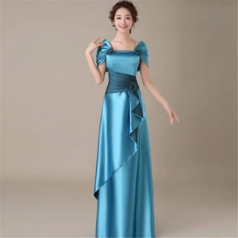 long dress satin polos