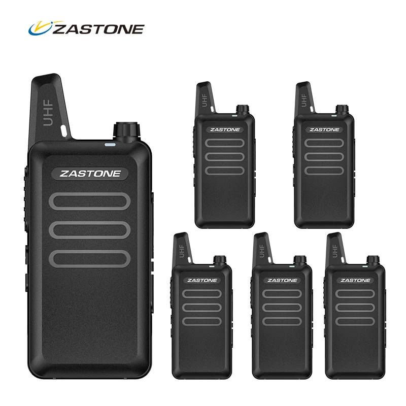 6pc Professional Walkie Talkie Zastone X6 UHF Long Range Two Way Radio Handheld Mobile Ham CB Security Radio Communicator
6pc Professional Walkie Talkie Zastone X6 UHF Long Range Two Way Radio Handheld Mobile Ham CB Security Radio Communicator
