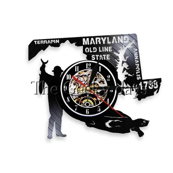 1Piece Old Line State Maryland Wall Clock US State Vinyl Record Clock Annapolis LED Lighted Sign Terrapin Wall Clock
1Piece Old Line State Maryland Wall Clock US State Vinyl Record Clock Annapolis LED Lighted Sign Terrapin Wall Clock