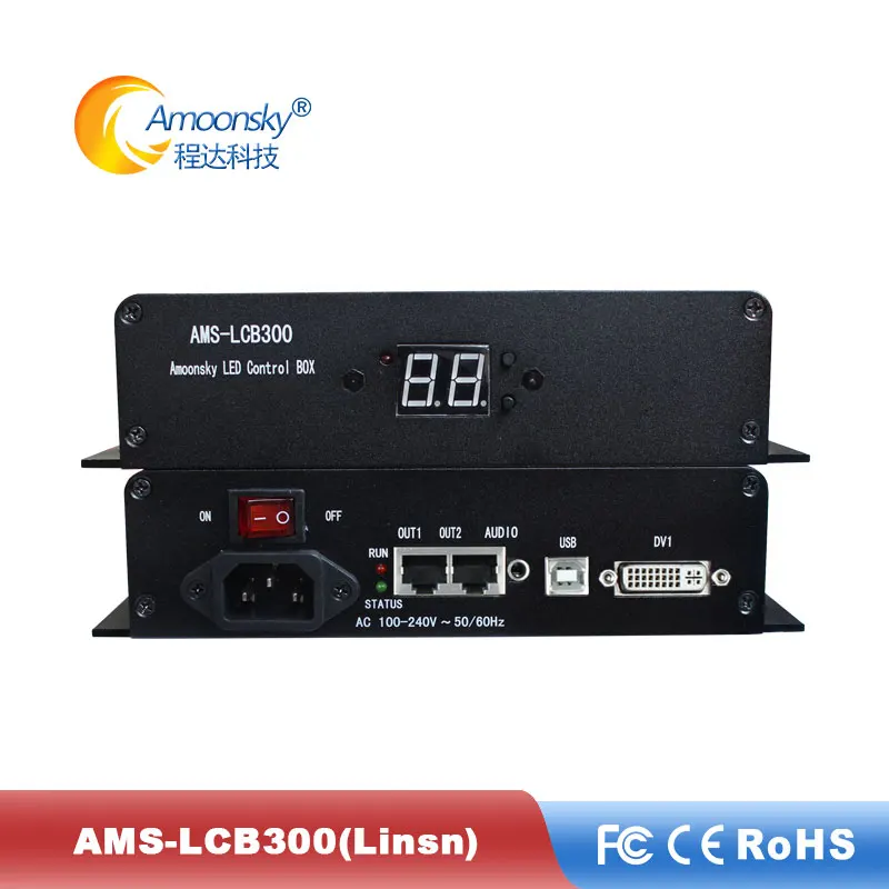 Amoonsky AMS-LCB300 led sender box with ts802d sending card support brightness adjustment inbuilt Meanwell power supply
Amoonsky AMS-LCB300 led sender box with ts802d sending card support brightness adjustment inbuilt Meanwell power supply