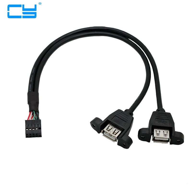 5 шт. 50 см 0,5 м DuPont Empilhavel Dual USB 2,0 Tipo A Femea para материнская плата Cabo Cabecalho 9Pin
5 шт. 50 см 0,5 м DuPont Empilhavel Dual USB 2,0 Tipo A Femea para материнская плата Cabo Cabecalho 9Pin
