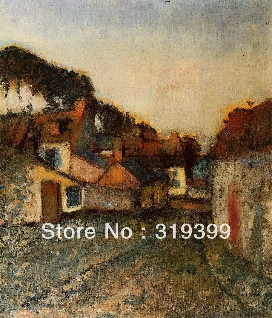 Oil Painting Reproduction on Linen Canvas,Village Street by edgar degas,Free DHL Shipping,100%handmade
Oil Painting Reproduction on Linen Canvas,Village Street by edgar degas,Free DHL Shipping,100%handmade