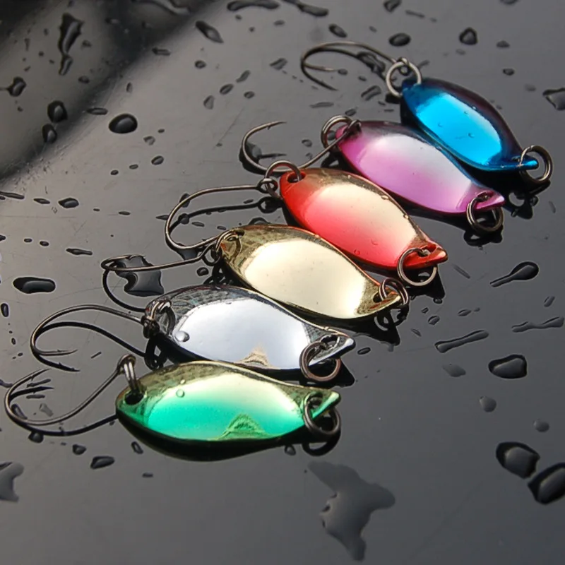 6 Pcs 2.5g 31mm Mini Fishing Spoon Lure Spinners Spoon Bait Freshwater Fishing Tackle Light Weight Micro Metal Bait Sharp Hooks
6 Pcs 2.5g 31mm Mini Fishing Spoon Lure Spinners Spoon Bait Freshwater Fishing Tackle Light Weight Micro Metal Bait Sharp Hooks
