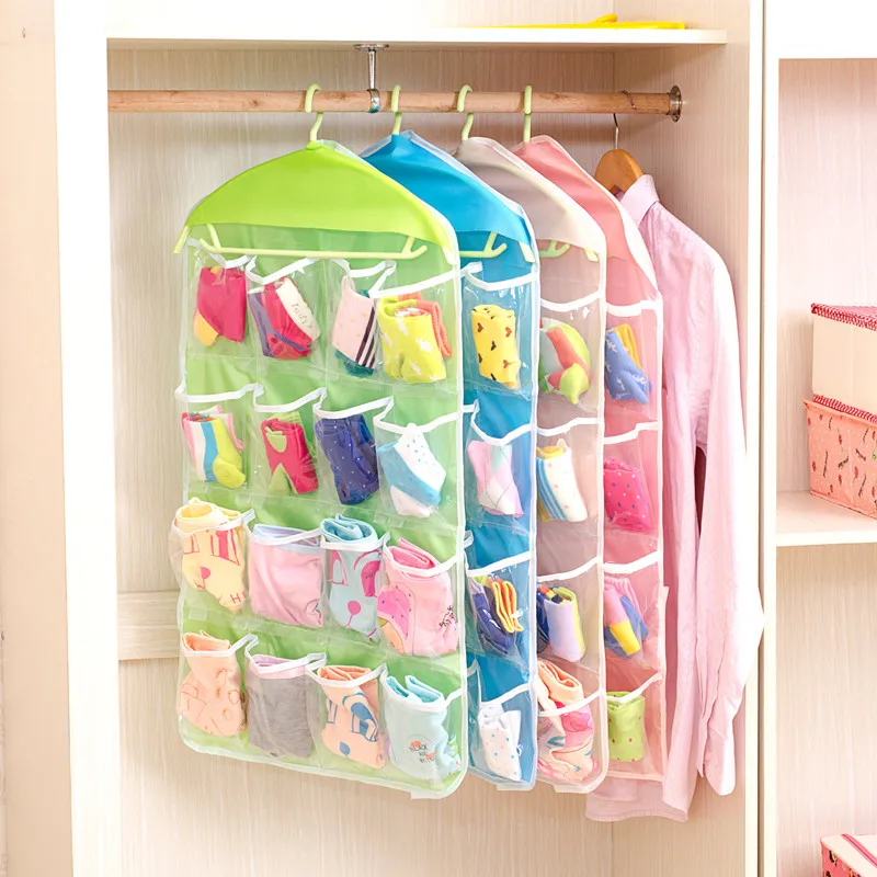 Urijk Top Selling 16 Pockets Multifunction Underwear Sorting Storage Bag Door Wall Hanging Closet Organizer Bag Cajas Organizer
Urijk Top Selling 16 Pockets Multifunction Underwear Sorting Storage Bag Door Wall Hanging Closet Organizer Bag Cajas Organizer