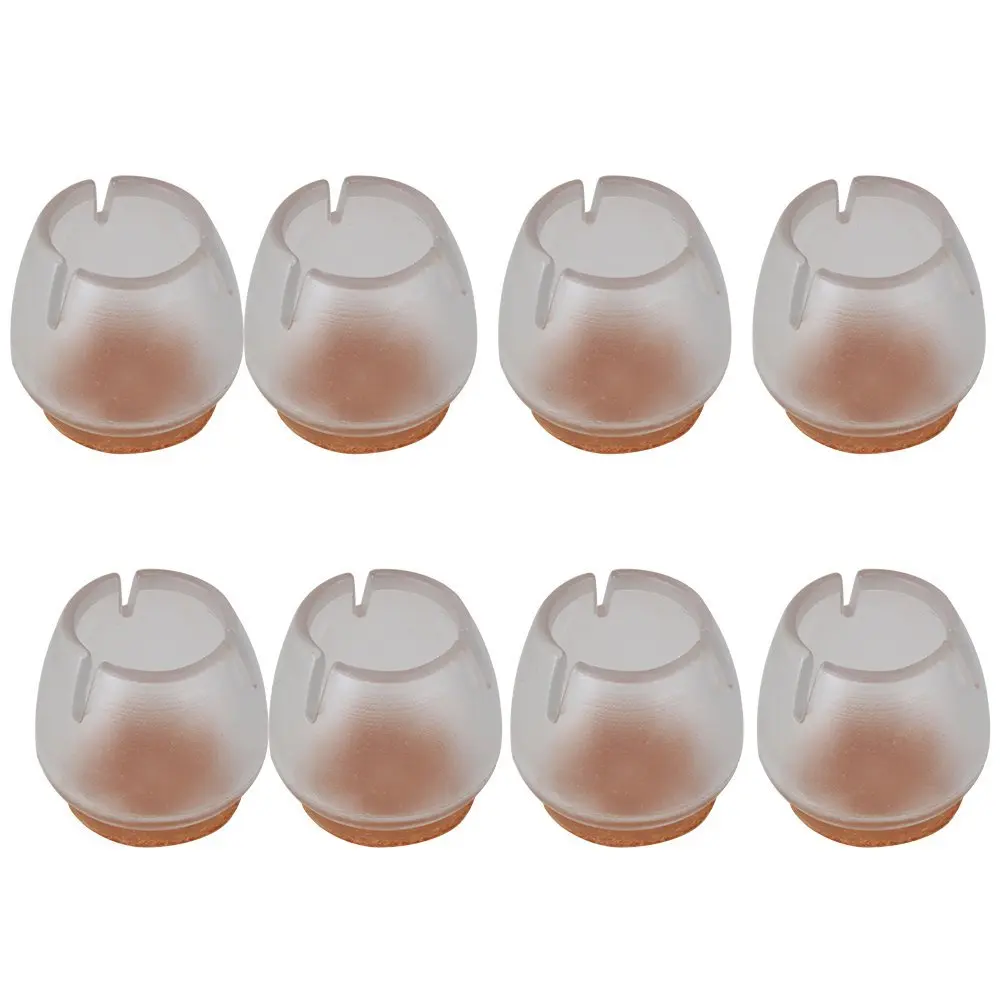 8pcs Transparent 16-20mm Caliber Round Bottom Round Opening Chair Leg Caps Rubber Feet Protector Pads Furniture Table Covers
8pcs Transparent 16-20mm Caliber Round Bottom Round Opening Chair Leg Caps Rubber Feet Protector Pads Furniture Table Covers