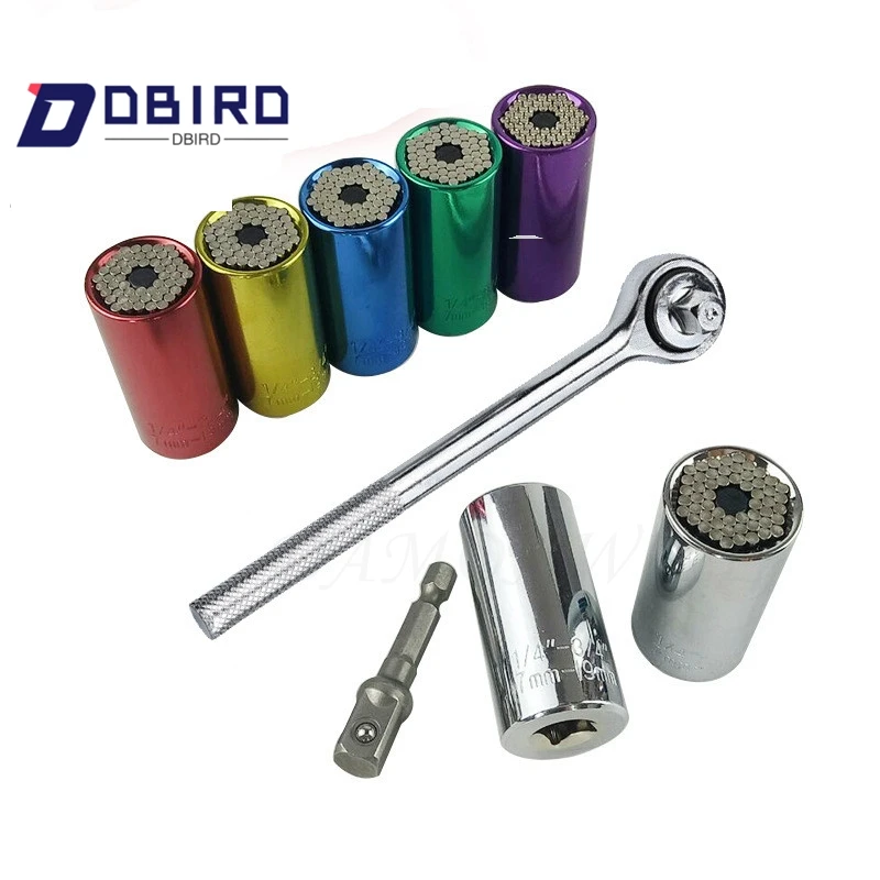 Universal sleeve multi-function ratchet magic conversion socket wrench three-piece combination
Universal sleeve multi-function ratchet magic conversion socket wrench three-piece combination