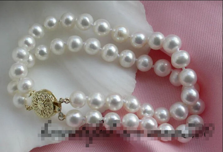 z1946 2row 9mm round white Fw pearl bracelet bangle Noble style Natural Fine jewe Fast (D) SHIPPING
z1946 2row 9mm round white Fw pearl bracelet bangle Noble style Natural Fine jewe Fast (D) SHIPPING