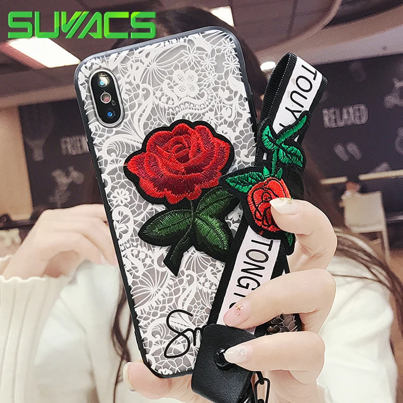 SUYACS Glossy Phone Case For iPhone 6 6S 7 8 Plus X Beautiful Lace Rose + Ribbon Graphic Phone Cases Shell Cover Bag Coque Funds
SUYACS Glossy Phone Case For iPhone 6 6S 7 8 Plus X Beautiful Lace Rose + Ribbon Graphic Phone Cases Shell Cover Bag Coque Funds
