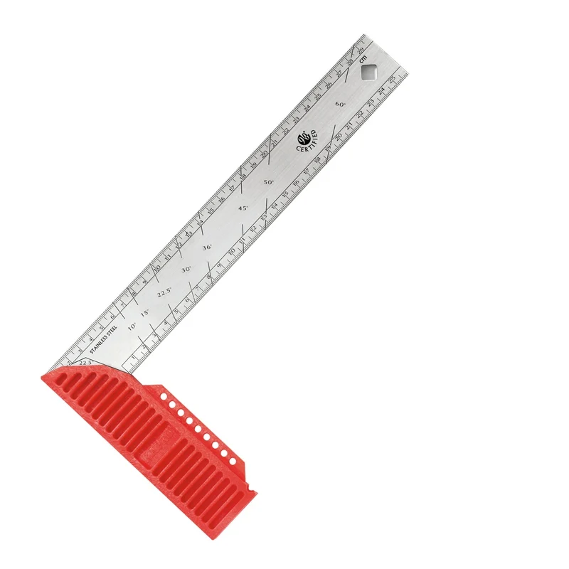 KAPRO Multi Function Rectangular ruler Woodworking square 90 degree stainless steel thickened Ruler tool
KAPRO Multi Function Rectangular ruler Woodworking square 90 degree stainless steel thickened Ruler tool