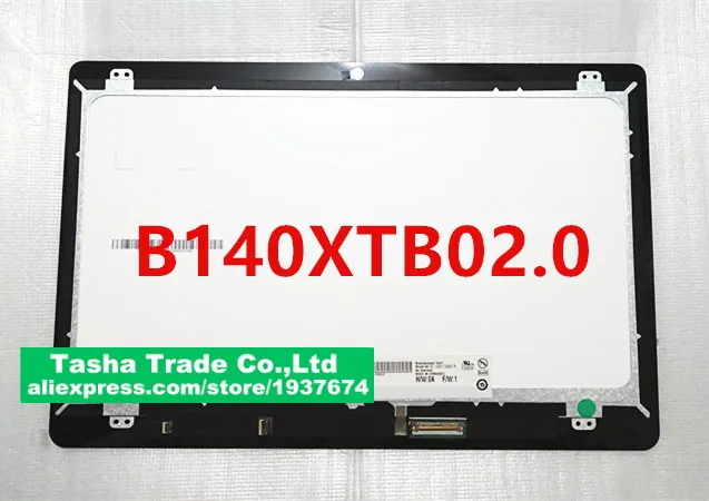 14.0" For DELL B140XTB02.0 LCD display Screen Touch Digitizer Assembly HD 1366X768
14.0" For DELL B140XTB02.0 LCD display Screen Touch Digitizer Assembly HD 1366X768