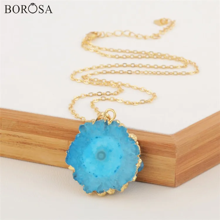 White Solar Quartz 18inch Golden Chain Necklaces Rainbow Sun Flower Stone Pendant Necklace Bohemian Jewelry Dropshipping
White Solar Quartz 18inch Golden Chain Necklaces Rainbow Sun Flower Stone Pendant Necklace Bohemian Jewelry Dropshipping